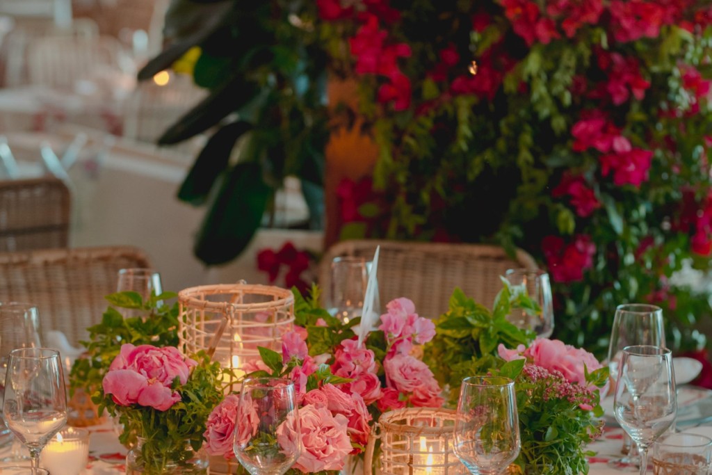 Rattan candleholders - Image 2